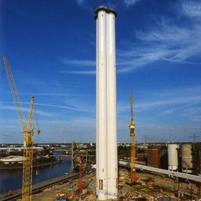 Chimney at Hamburg Power Plant