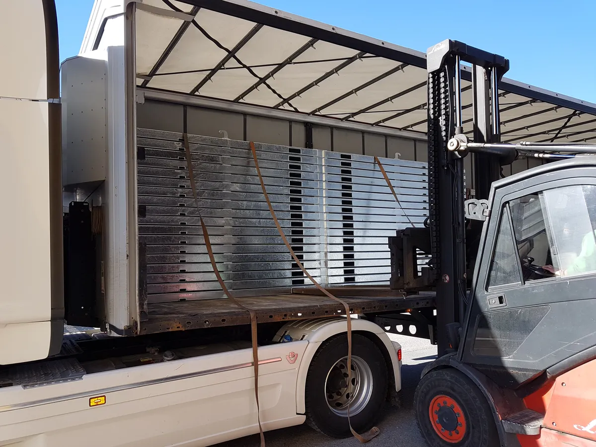 Langgutpaletten – Transport und Verladung